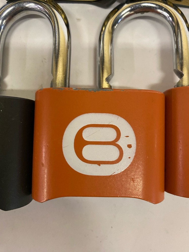 Used Lot of 5 Master Lock #178 MISSING CODES