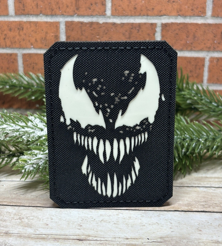 Venom Patch - Tactical Morale Patch - Glow in the Dark Venom Patch - Hook Loop