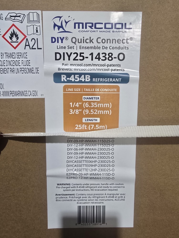 MRCOOL DIY 48K 5th Gen 4 Zone Mini Split System 4x12K + Lines R454B