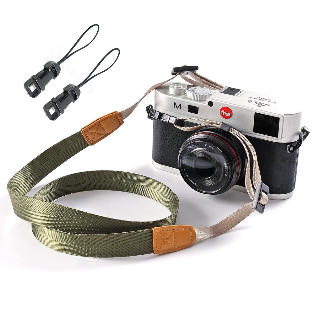 Eorefo Camera Strap Neck with Quick-release Large, Army Green