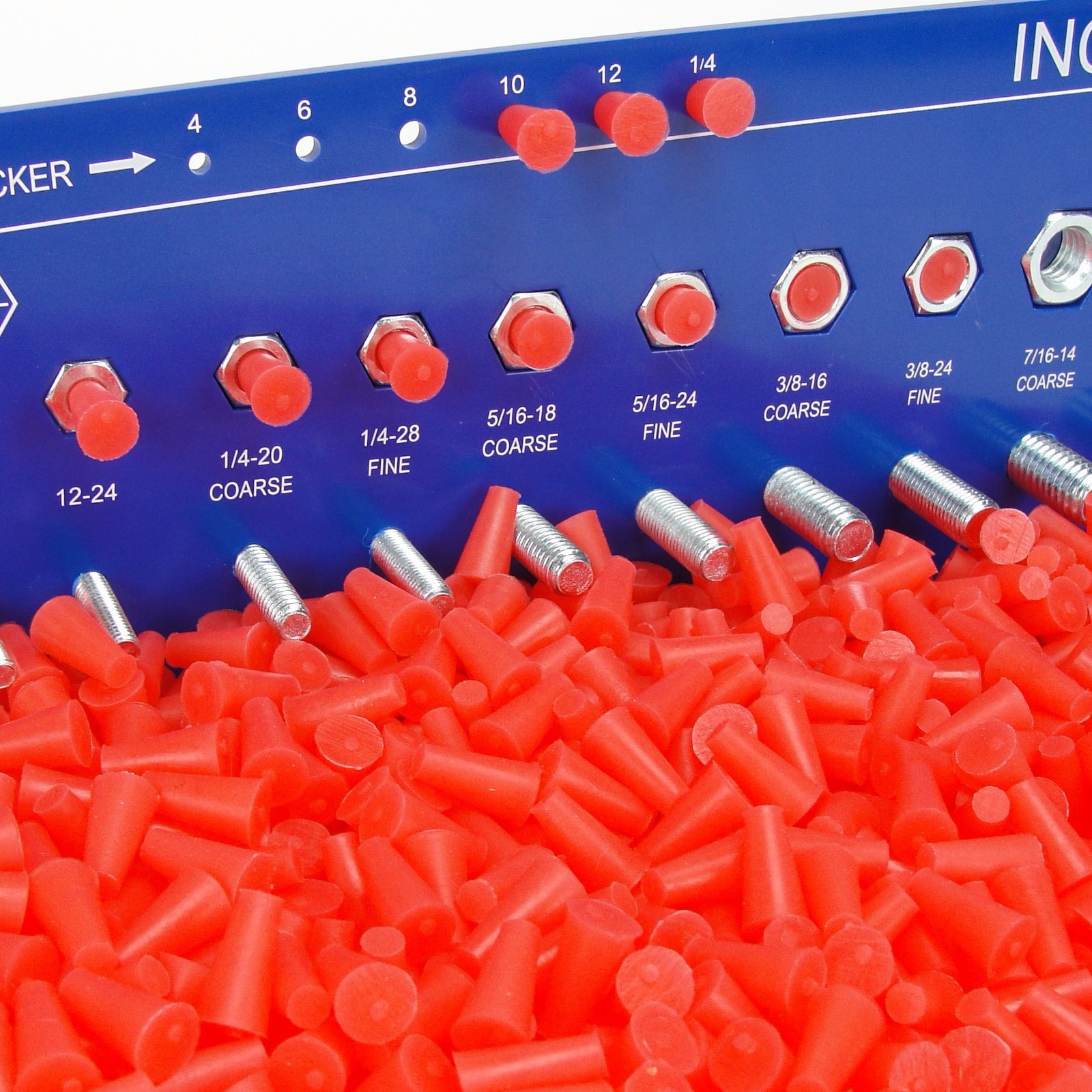 High Temp Masking Supply .187" x .343" STP103 Silicone Rubber Plugs - 50 Pack