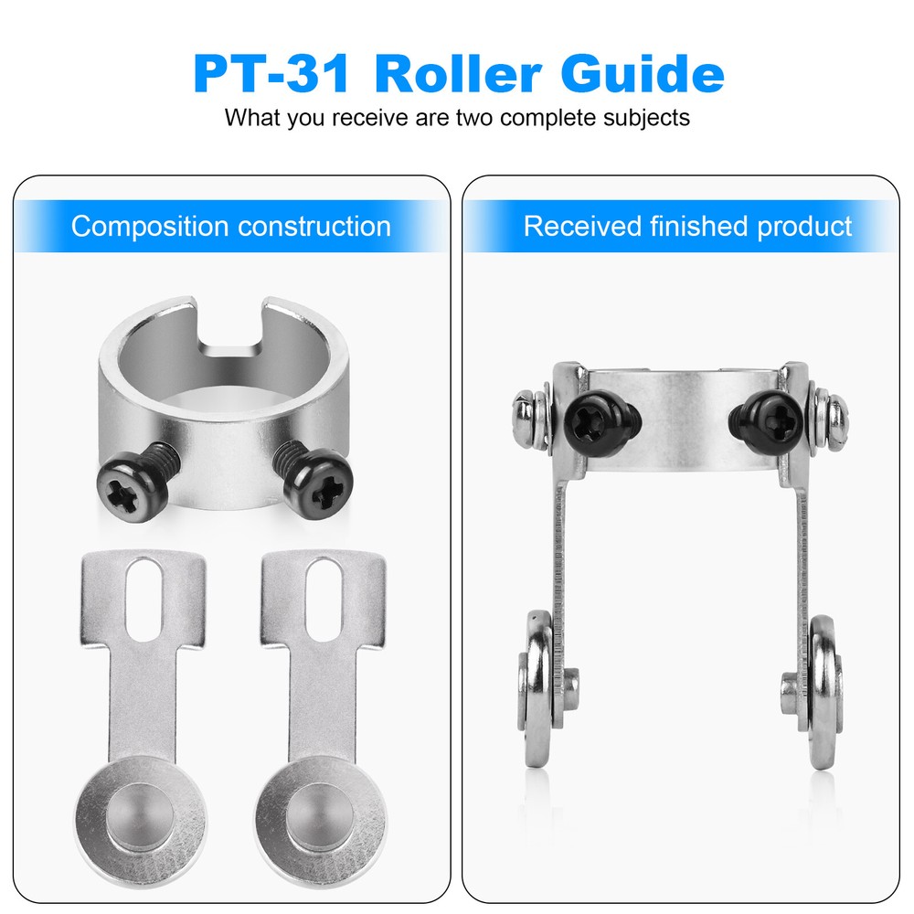 Reboot 2PCS PT-31 Plasma Cutter Roller Guide Wheel Spacer Circle Compass CUT50D