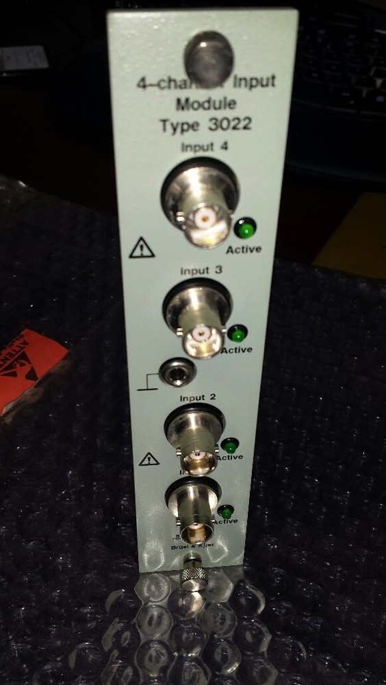 Bruel & Kjaer Type 3022 4-Channel Input Module Working!