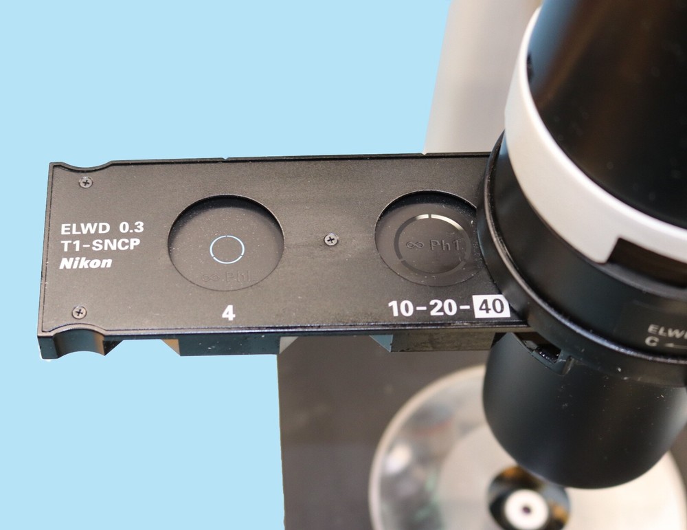 Nikon Eclipse T100 Inverted Microscope, 3 objectives