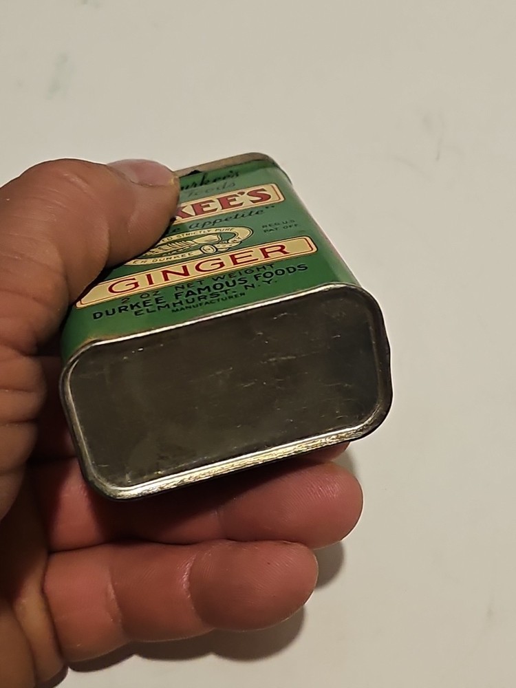 Vintage Durkee's Ginger Spice Tin