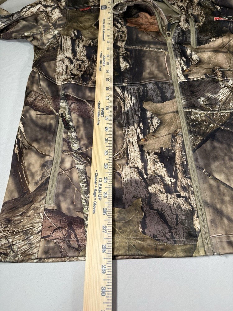 Mossy Oak Camo Softshell Jacket XL Scent-Factor Hunting Full Zip