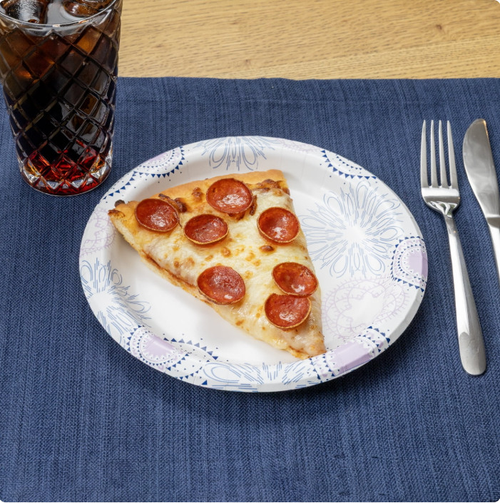 Great Value Disposable Paper Plates, 8.5", 200 Count