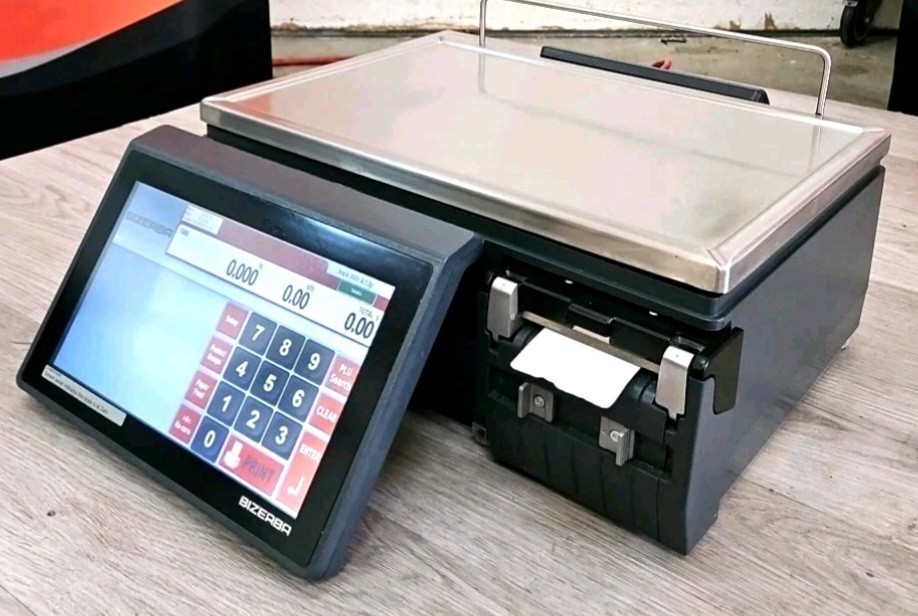 Printer Scale Bizerba XC 100 Digital Counter Scale with 3-in-1 Printer .