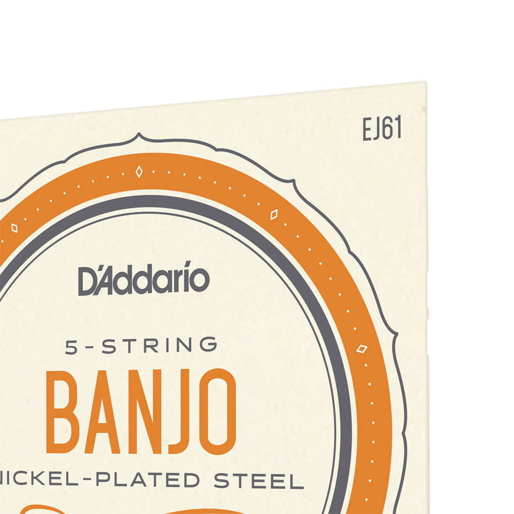 D'Addario EJ61 5-String Banjo Strings Set - Medium .010 - .023 (J61)