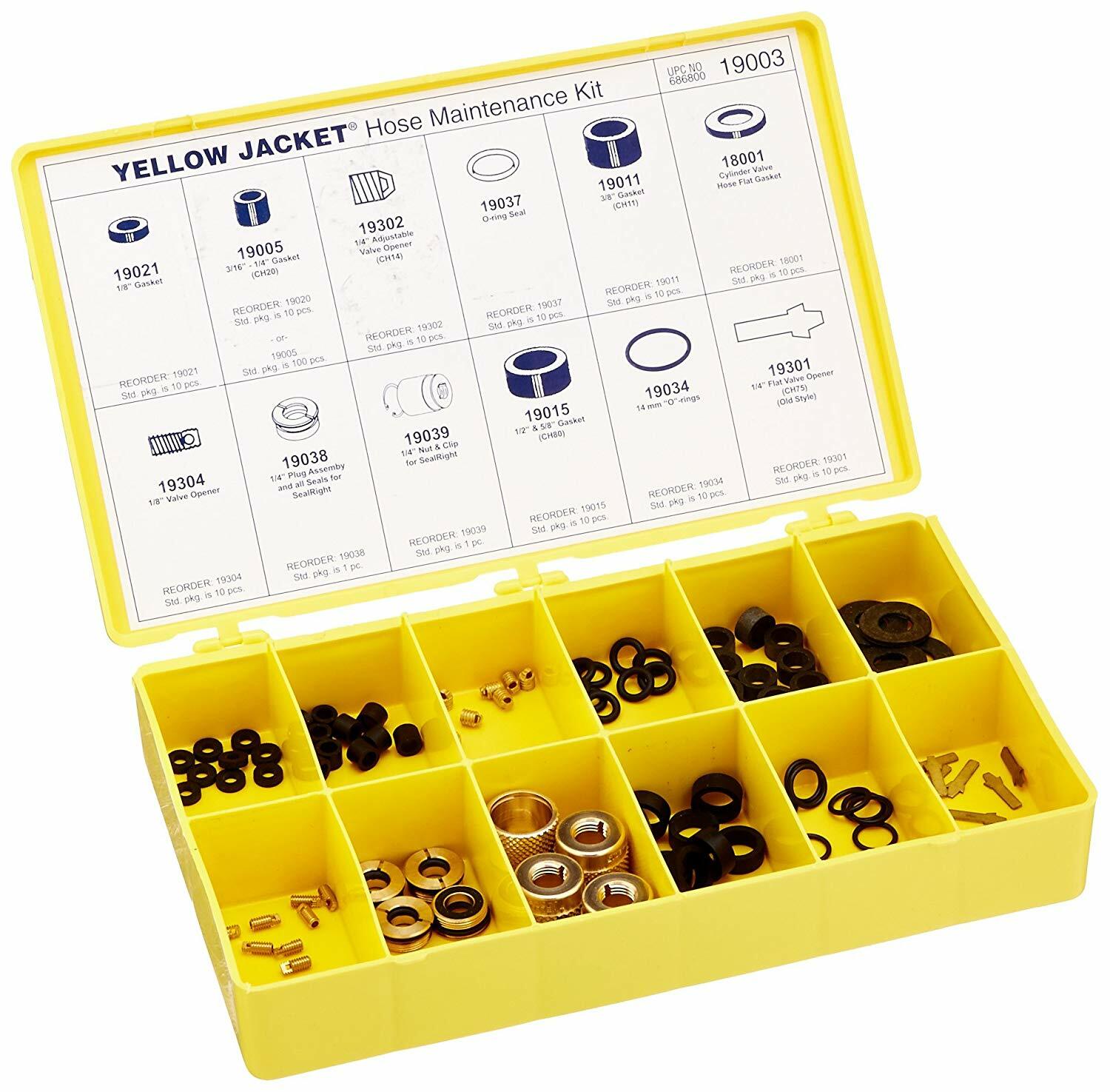 Yellow Jacket 19003 Hose Maintenance Complete Kit