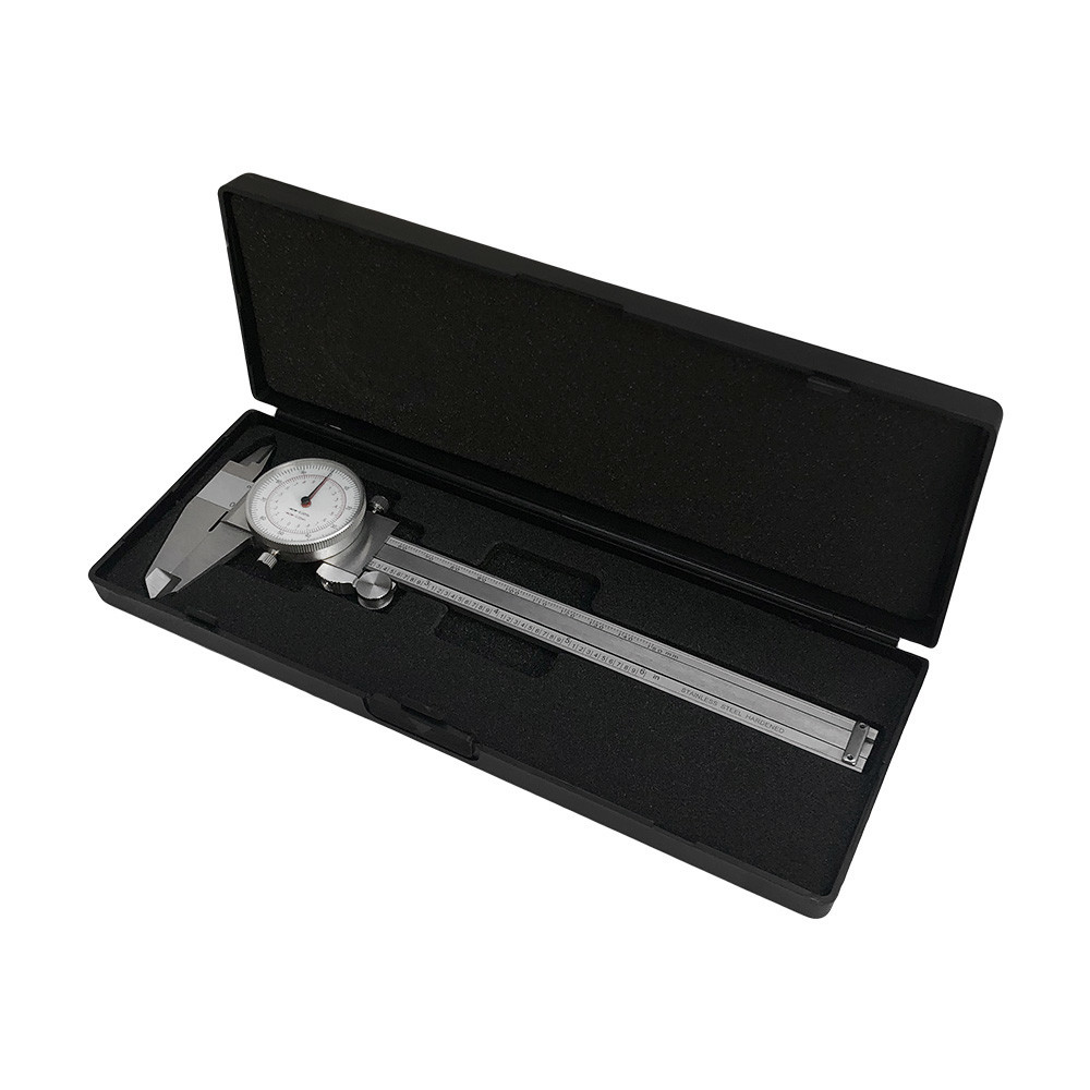 Dial Hand Tools Caliper 6'' / 150MM Dual Reading Shockproof Scale Metric