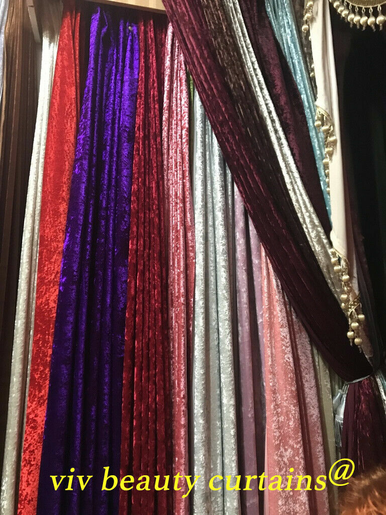 Red Heavy Style Velvet Curtain 12ft Drape Stage/Theater/Home Noise Thermal