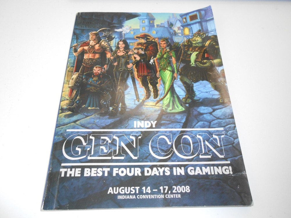 Gen Con Indy Program 2008 Games Guests Venue Events!