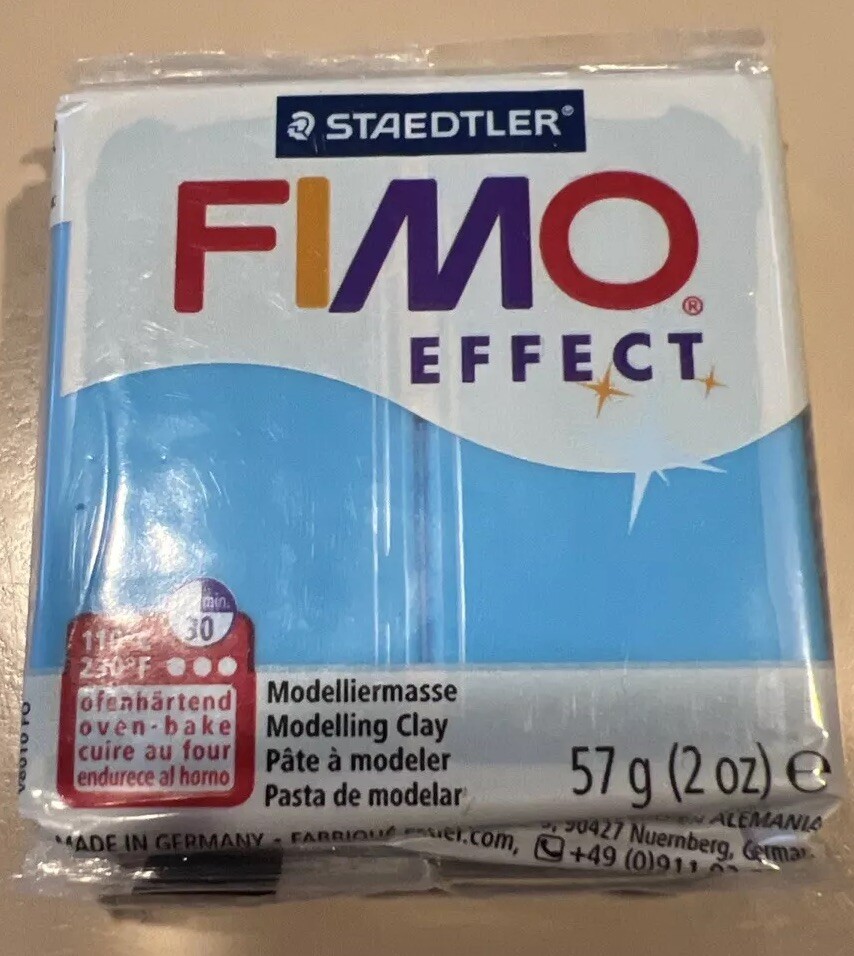 Fimo Effect Translucent Blue 57g 374-Blue | Staedtler