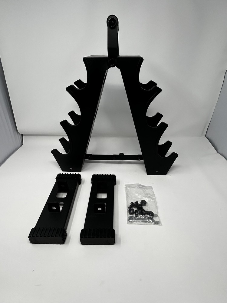 GENERIC A-FRAME DUMBBELL STORAGE RACK 13 INCH HEIGHT - BLACK