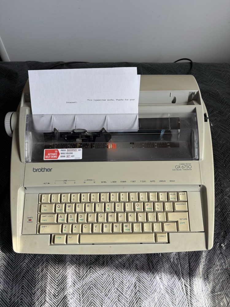 Brother Correctronic GX-6750 Electronic Typewriter