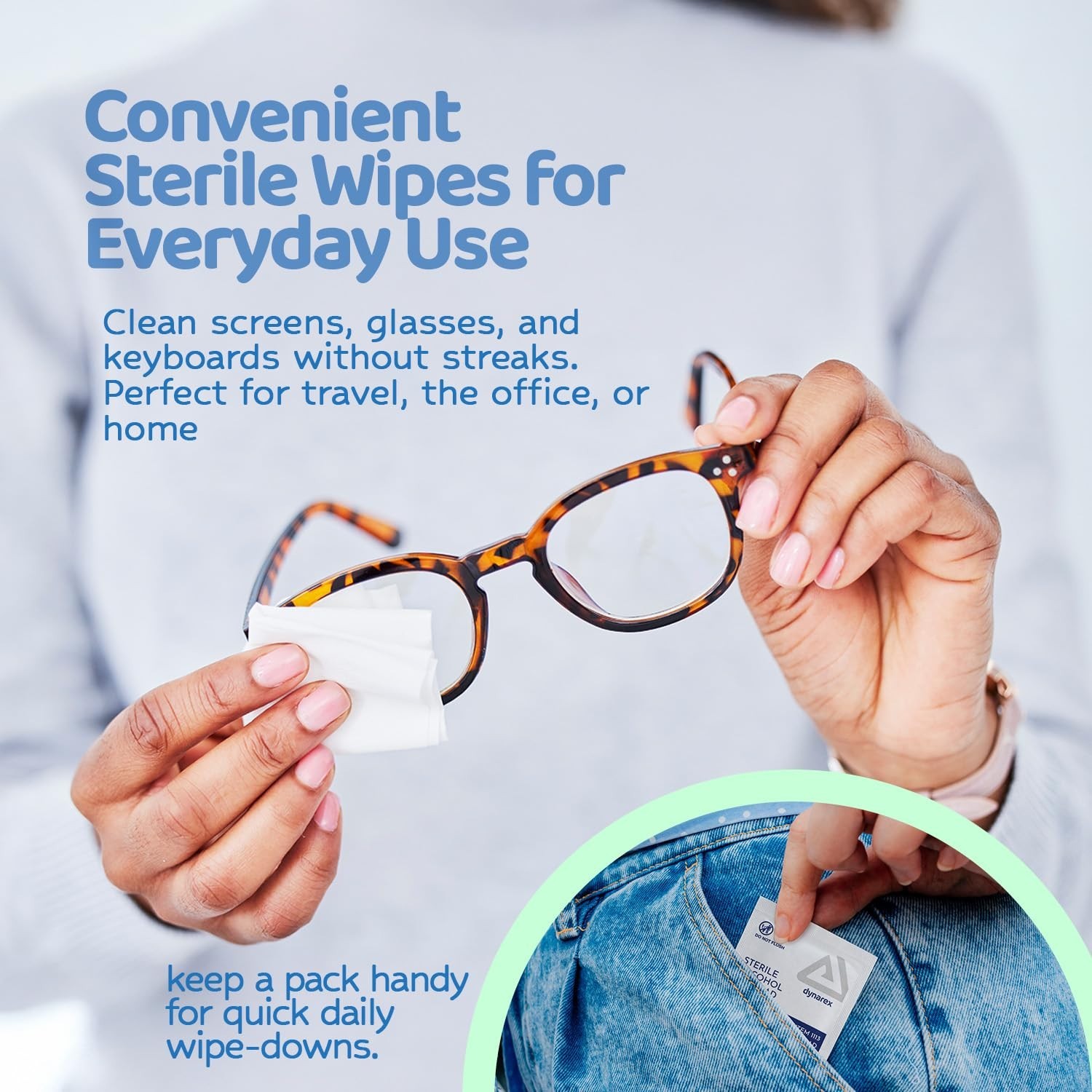 Sterile Alcohol Prep Pads - Medium - 70% Isopropyl Alcohol, I