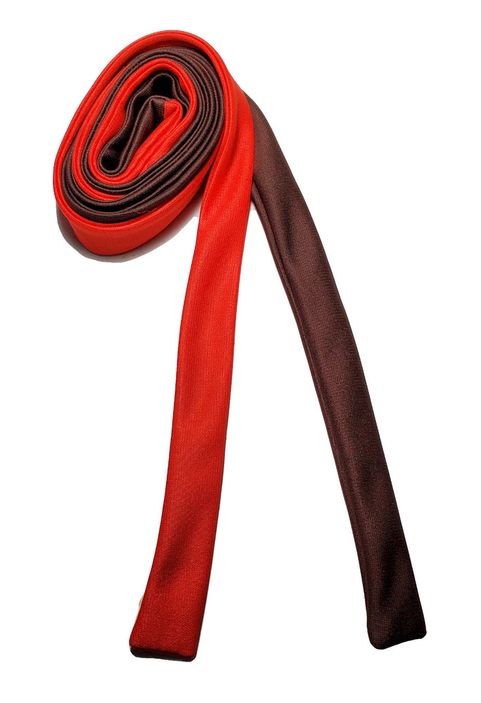 Draft Horse Mane Roll - Orange and Brown