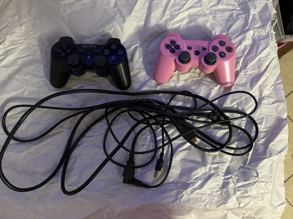 ps3 games bundle (console, 2 Wireless Controllers, and 7 Games. Gently Used.