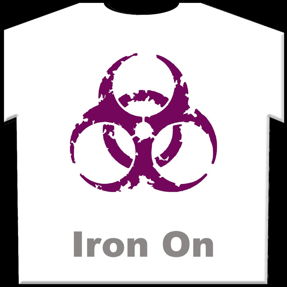 Biohazard Symbol Fabric Decals
