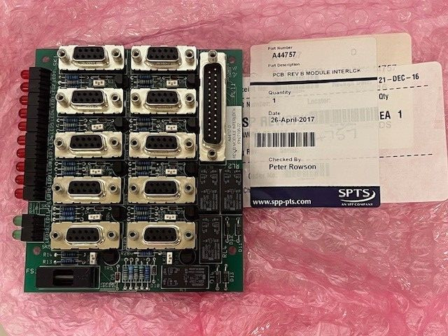 SPTS Technologies  MODULE INTERLOCK PCB, A44757 REV, B, NOS