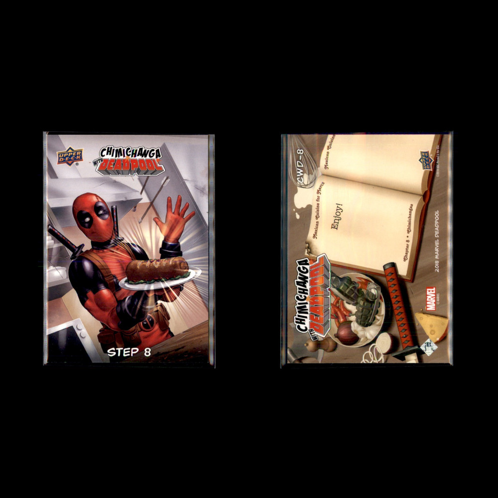 2019 Upper Deck Marvel Chimichangas with Deadpool Complete Set 8 Cards Inserts
