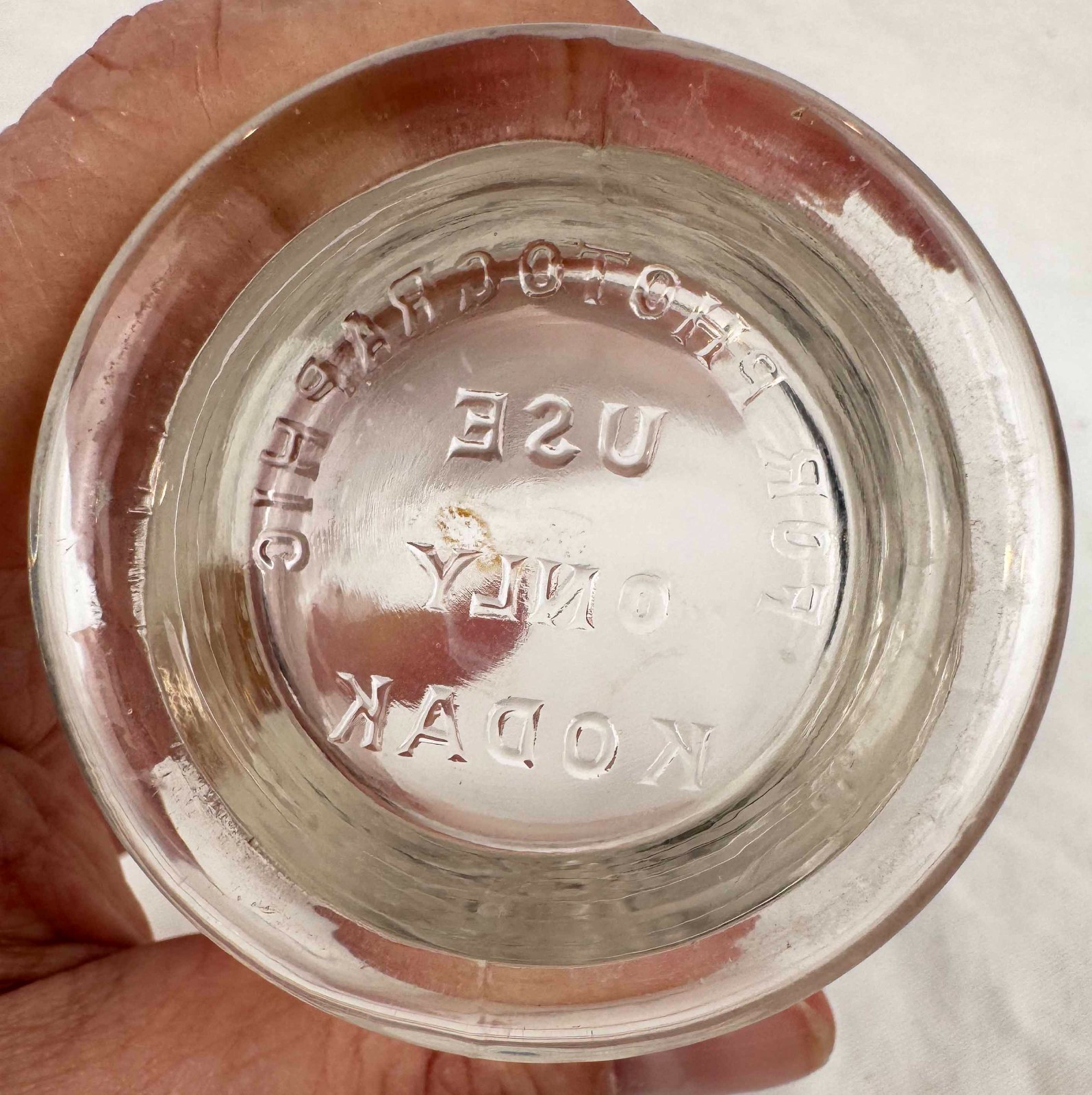 Eastman Kodak glass beaker 4oz - Rochester, N.Y.