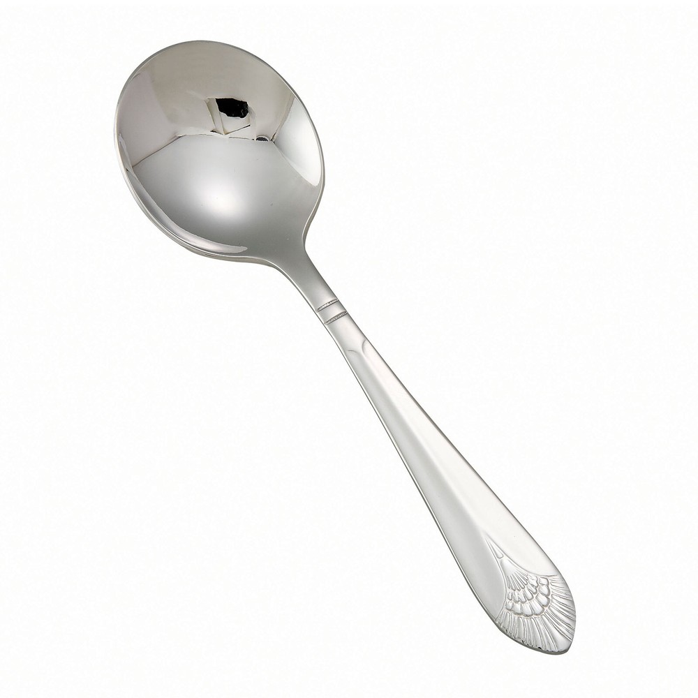 Winco 003104 Peacock Bouillon Spoon