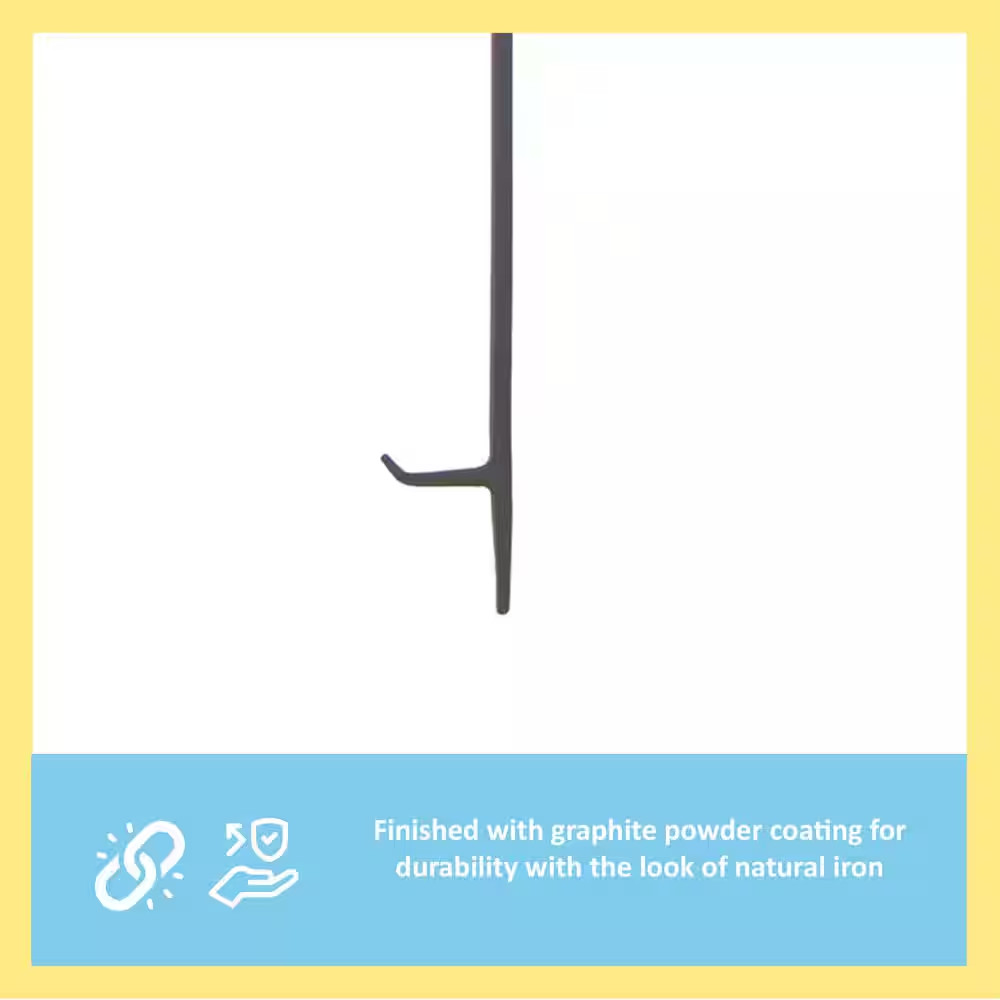 Shepherd'S Hook 28 In. Tall Fireplace Poker Tool, Graphite