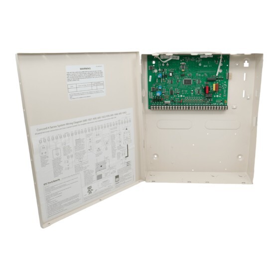 Interlogix Concord 4 Panel Alarm New,