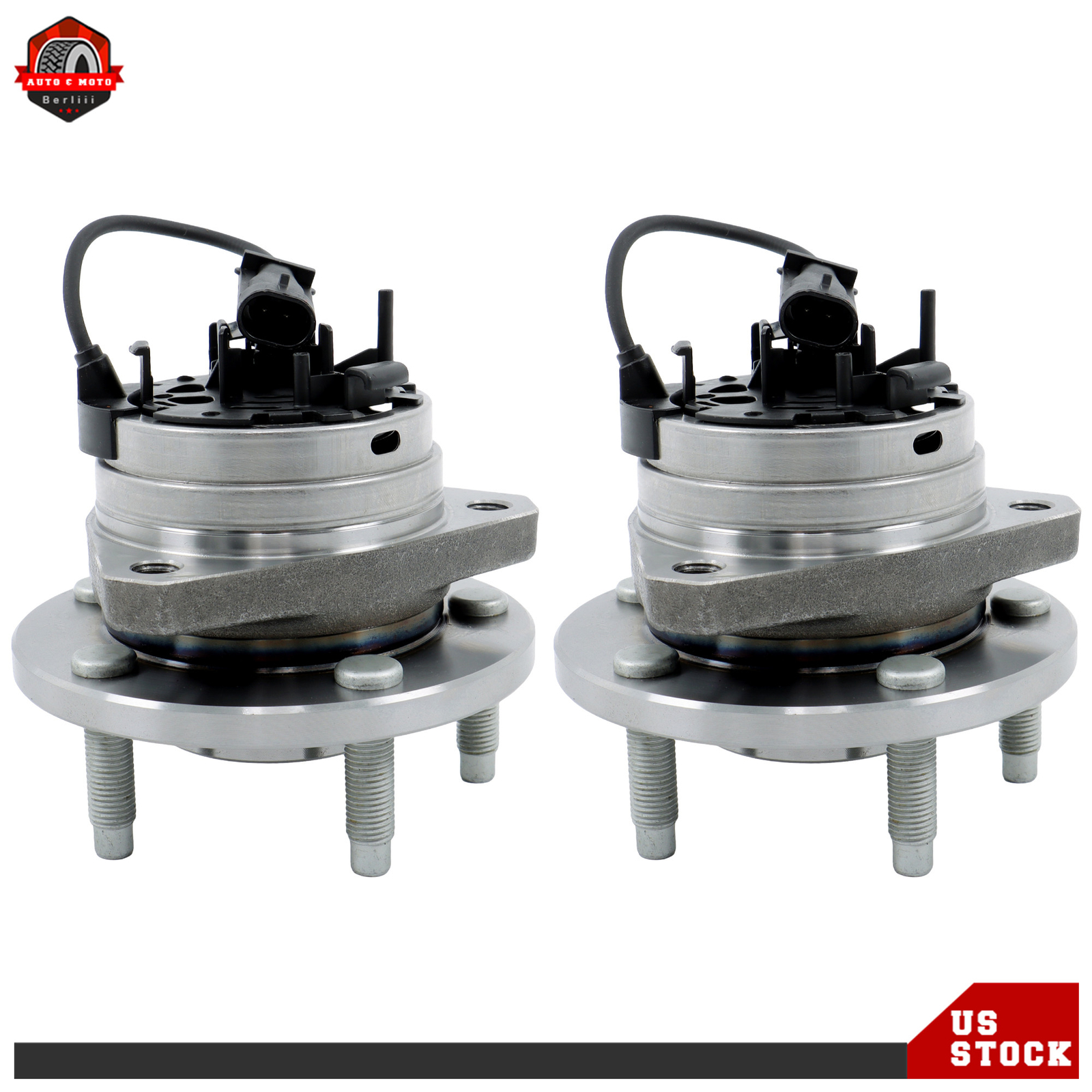 Front Wheel Bearing Hub Assy Pair For Chevy Malibu Cobalt HHR Pontiac G6 513214