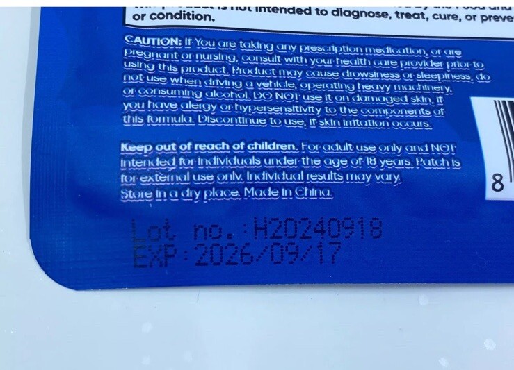 Wellamoon Sleep Support 28 Patches Per Pk 2 Packs a total 56 patches EXP:9/17/26