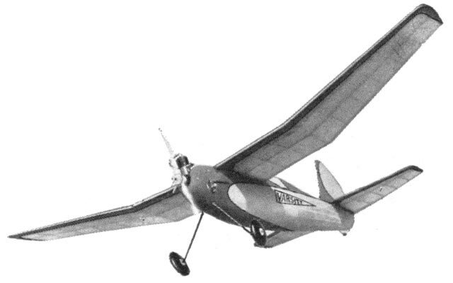 Model Airplane Plans (FF): VARSITY 50" Wingspan Class B (Scientific - 1941)