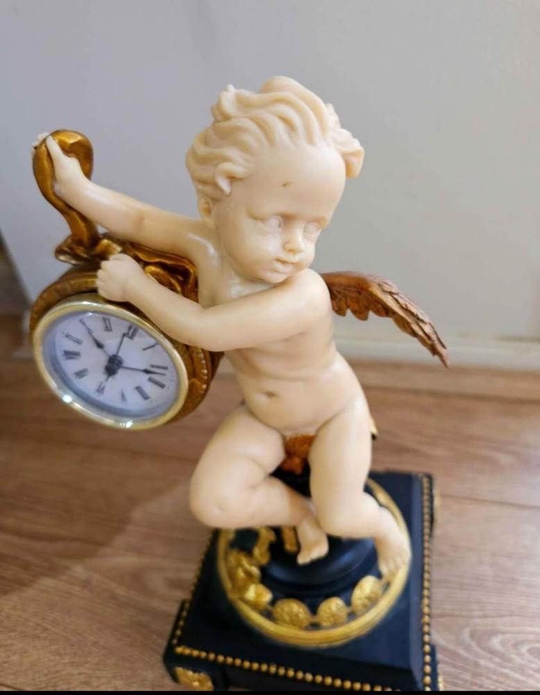 French Style Cherub Clock