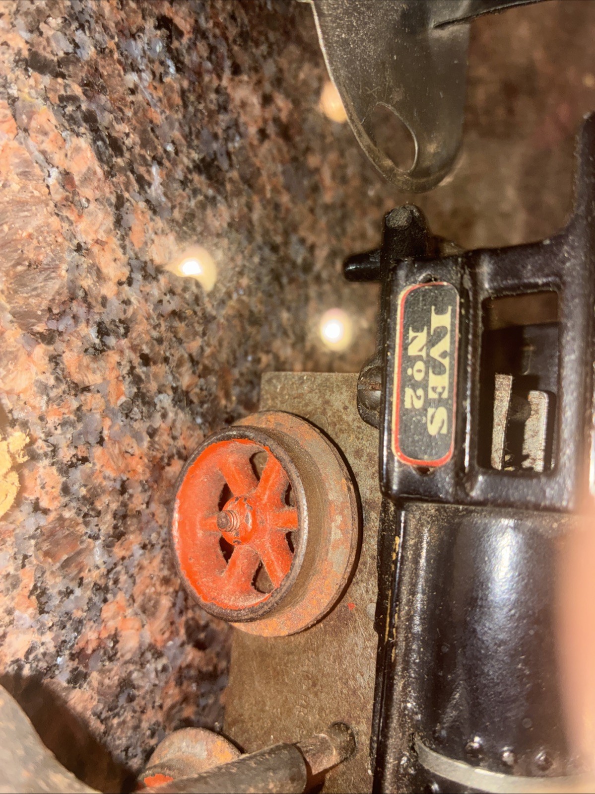 Ives Wind Up Train Set #4, , Box, Tracks, Key, Orig Paint, Running