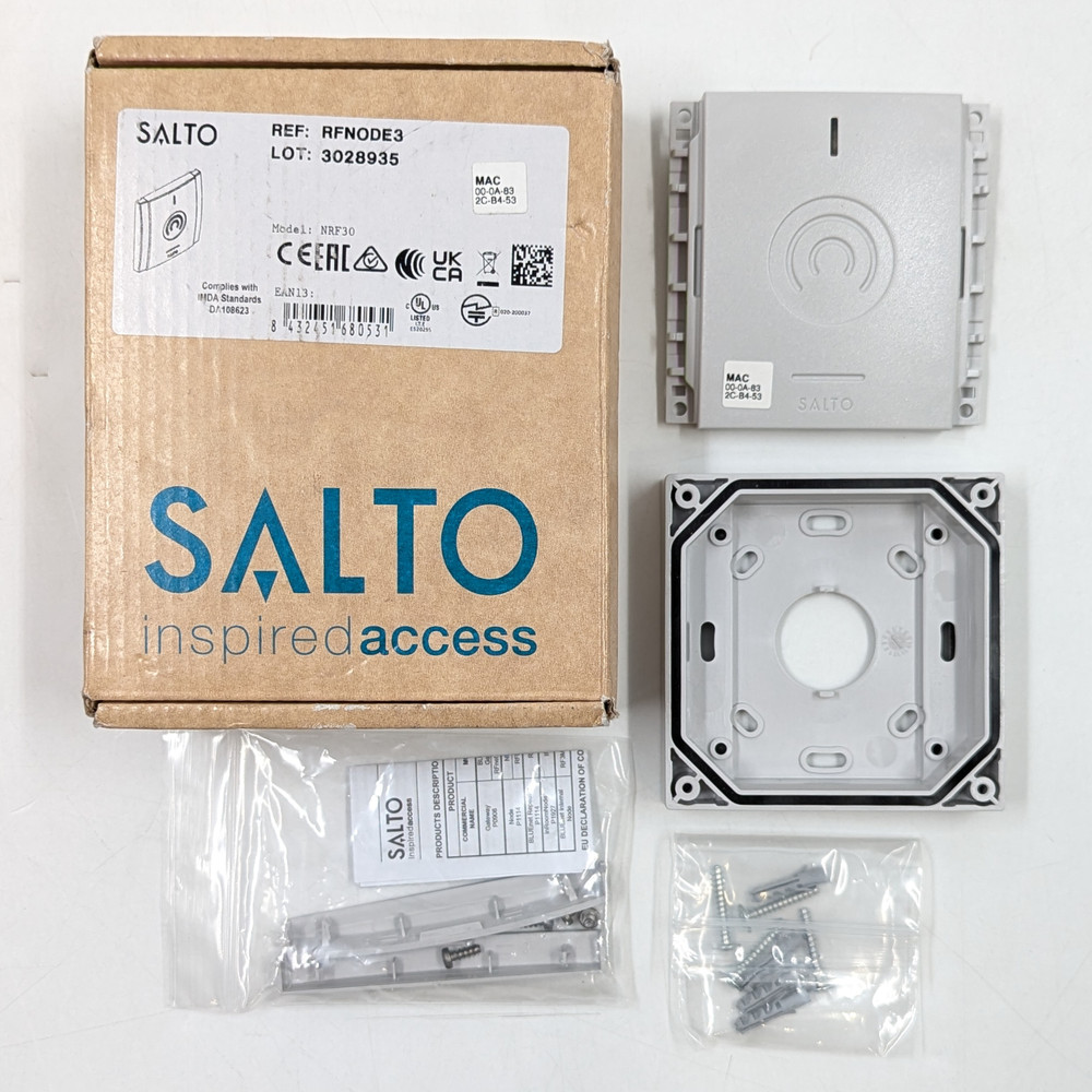 Salto NRF30 Inspired Access RF Node 3 Bluenet (RFNODE3) White