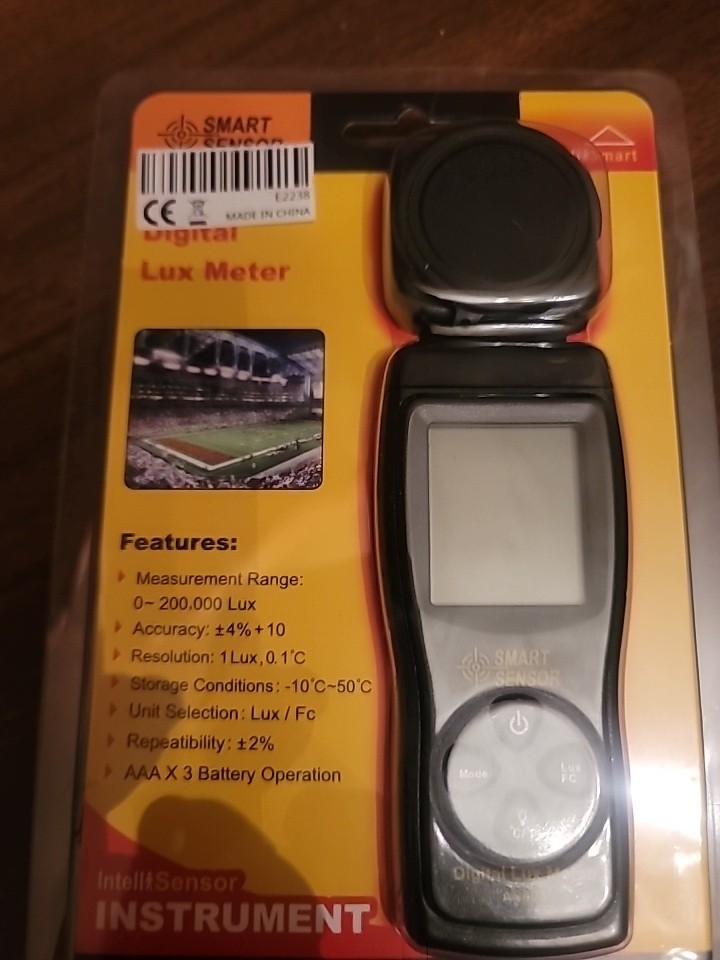 Smart sensor Digital Lux Meter As803