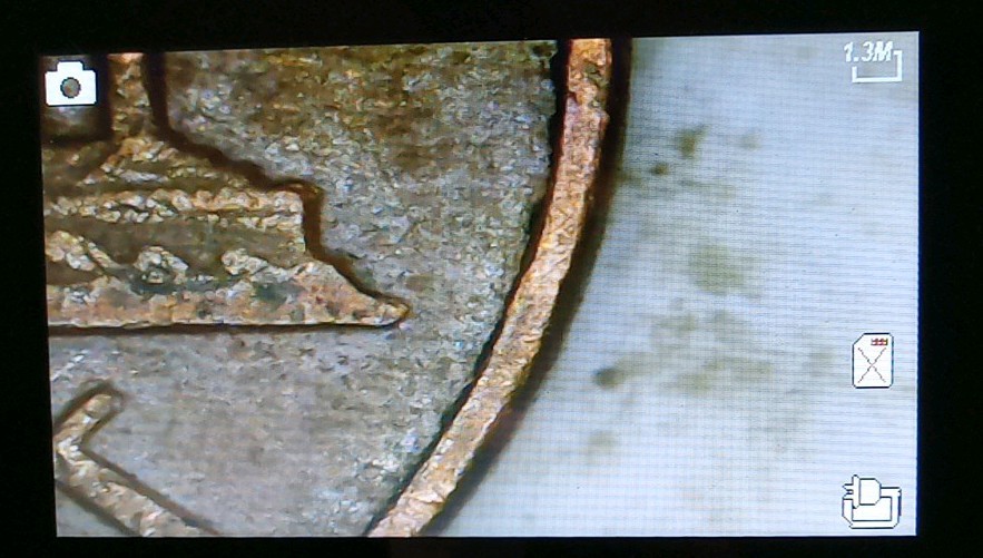 1969 D Lincoln Penny Floating Roof Missing FG Initials Error