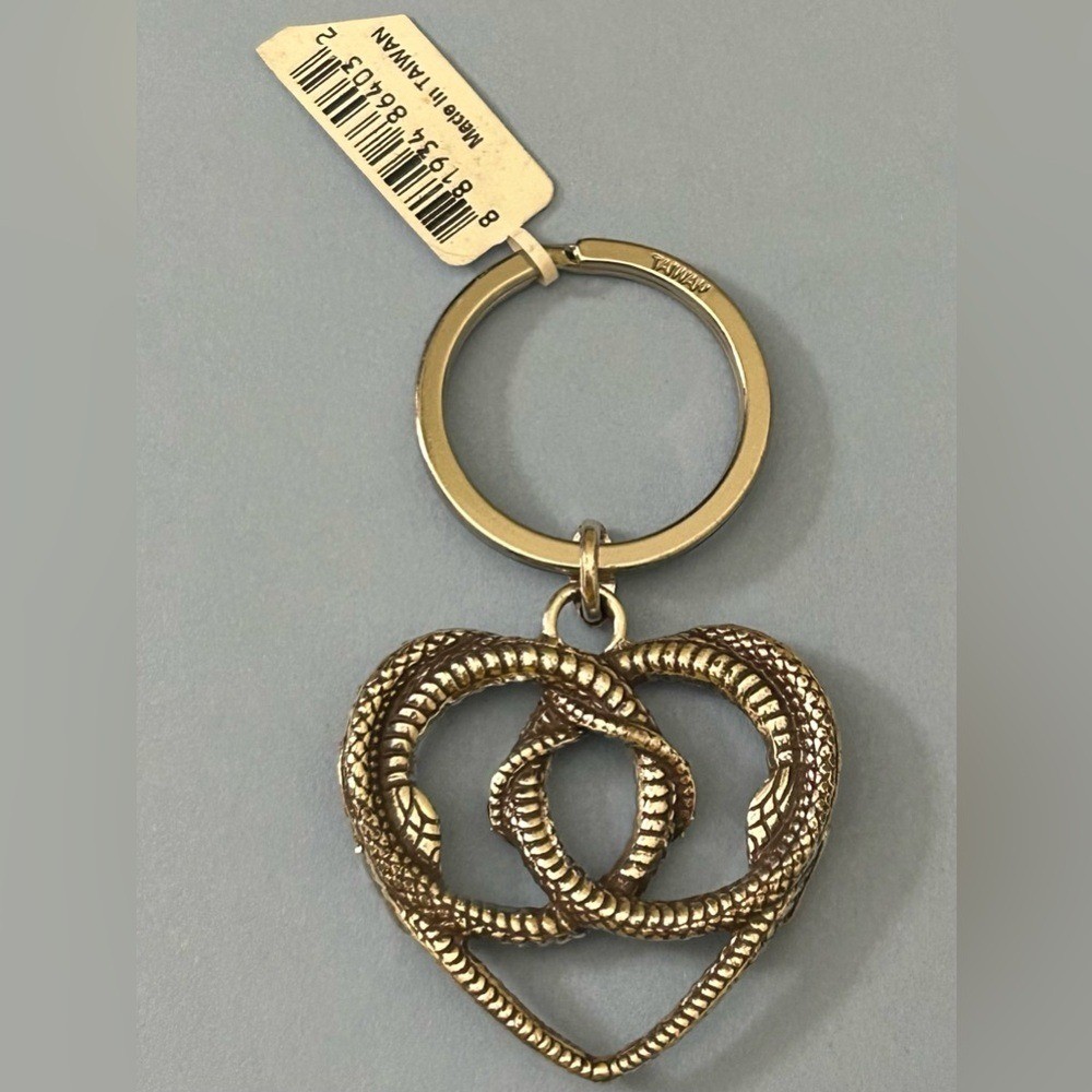 NWT Brighton Snake Charm Key Fob Ring