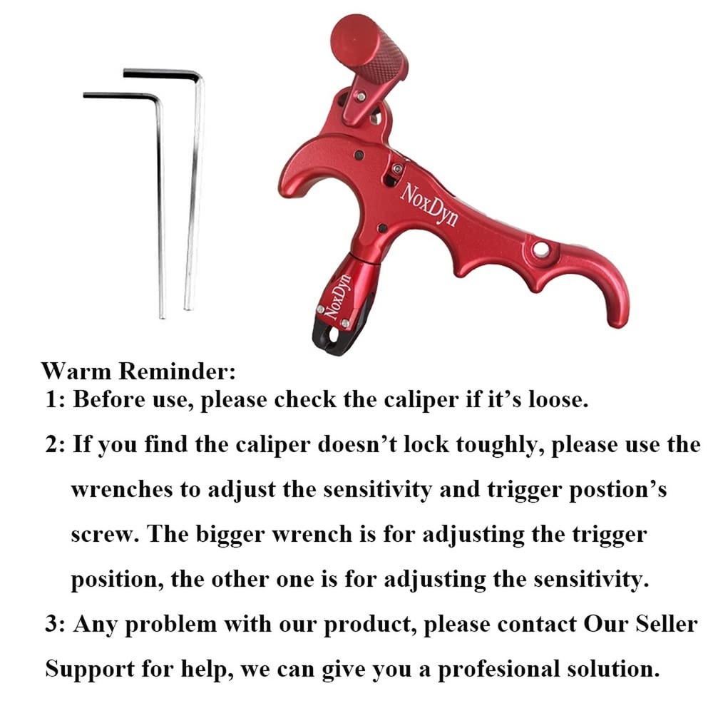 NoxDyn Bow Release for Compound Bow, Archery Release Trigger, Compound Bow Re...
