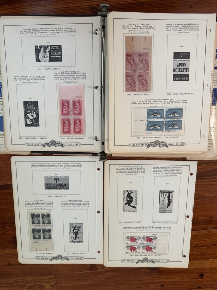 Minkus Publications American Plate Block Album Vol III 1951-1960 with 75 Blocks