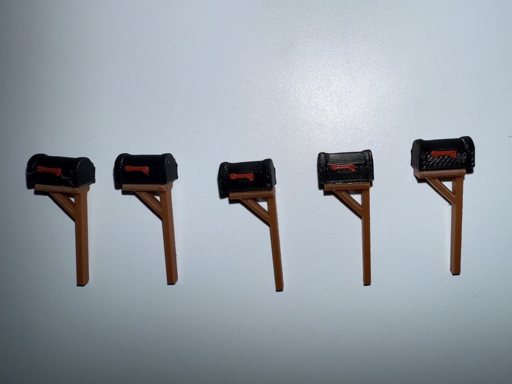 1:48 O Gauge Mail box - Black