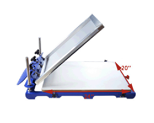 Easy Clean Micro Adjustable Screen Printing Machine with20 "x 24" Pallet No Rust