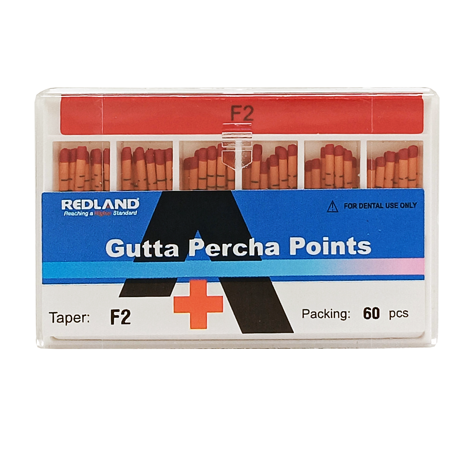 REDLAND Gutta Percha F1,F2,F3,F4,F5 100/Pk for Special TAPERED FILES (MM marked)