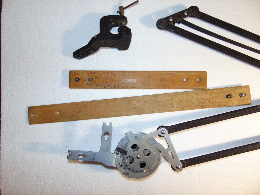 Vintage Drafting Machine Drawing Designer Engineering arms w scales