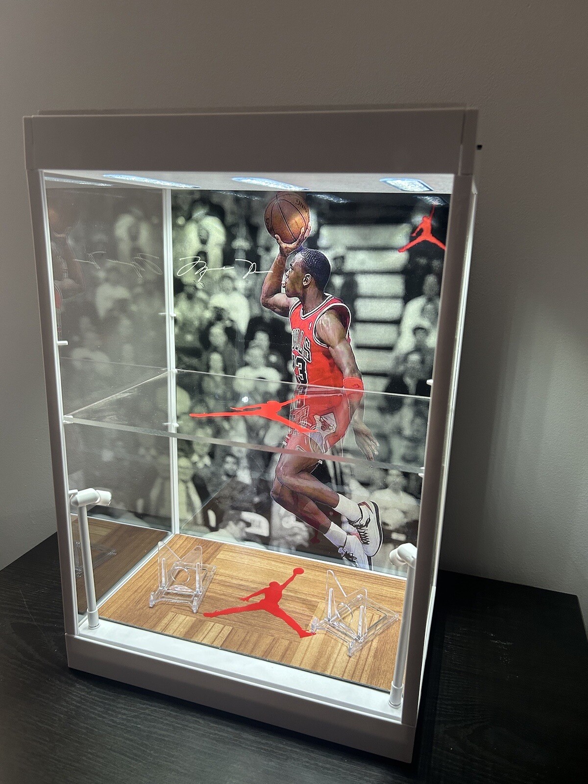 Michael Jordan custom LED sports card display case 🔥🏀 Goat