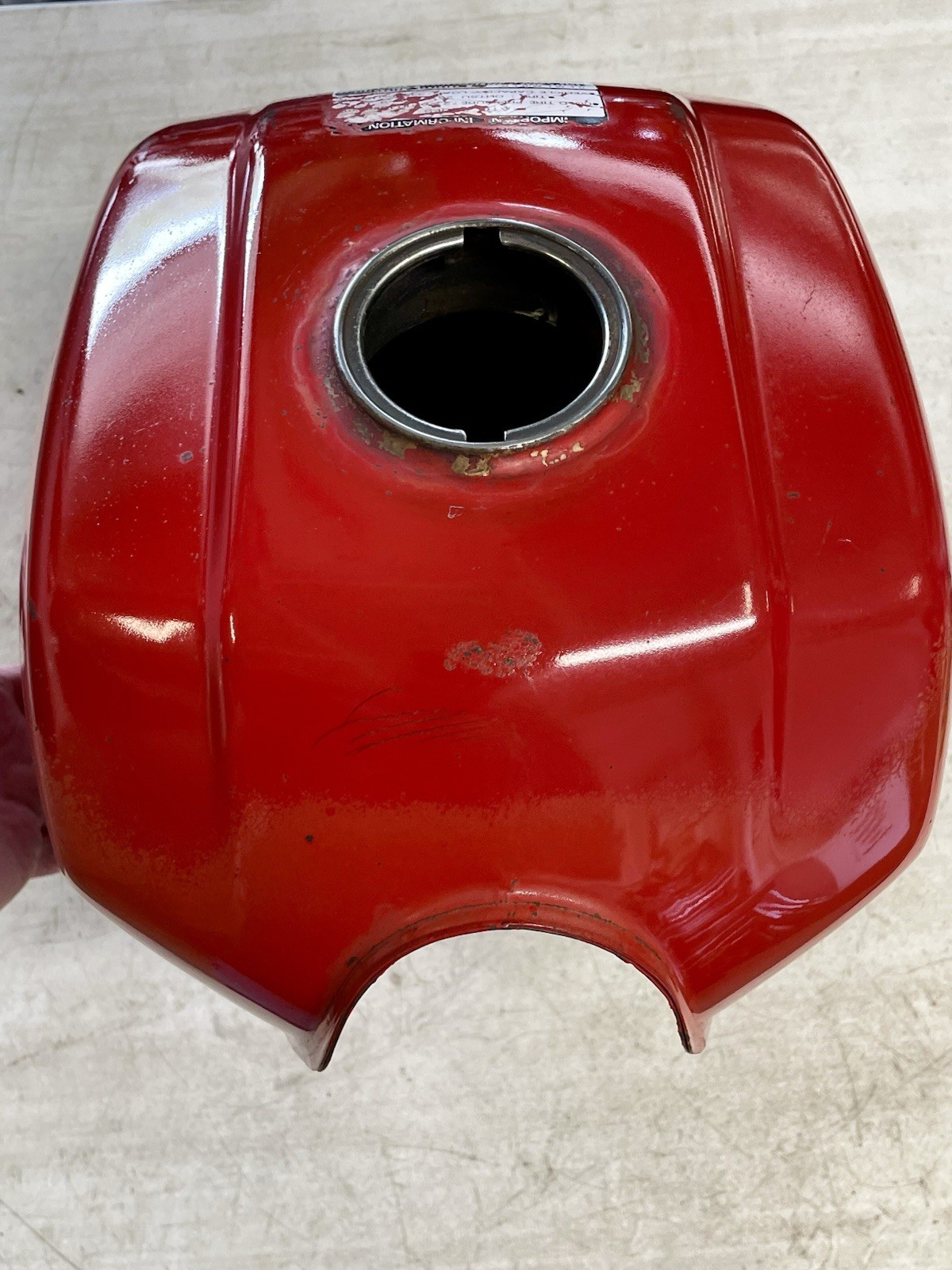 1985-87 Honda ATC 250ES Big Red Gas Fuel Tank OEM W/ KEIHIN Petcock Rust Free