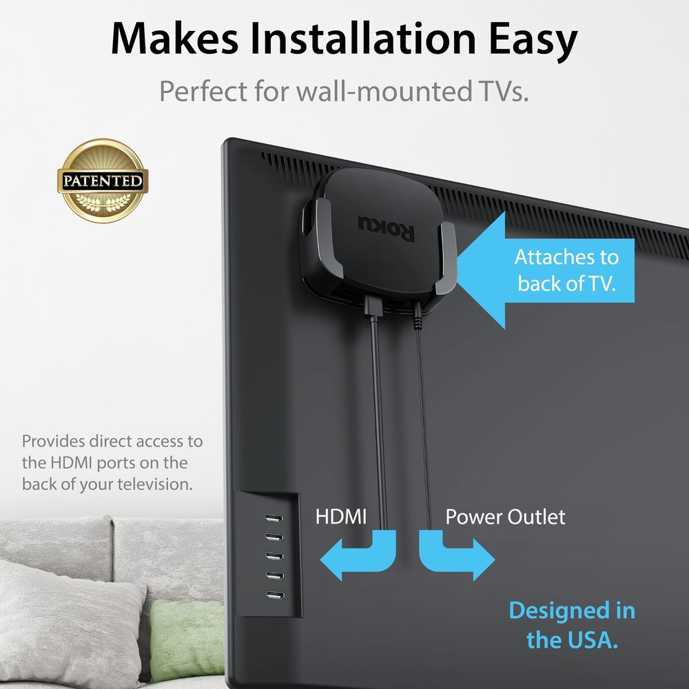 Roku Ultra Mount: Compatible Wall Bracket for All Models