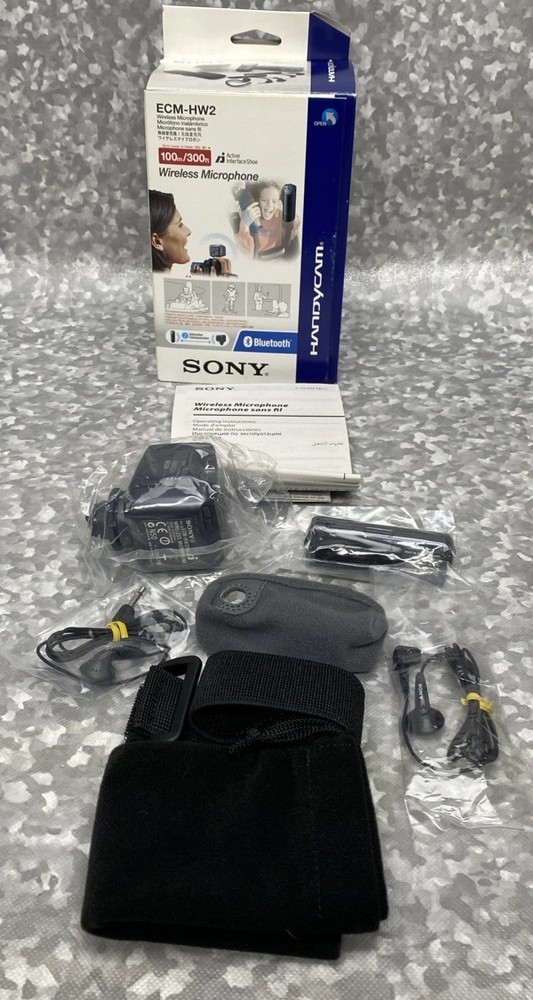 SONY ECM-HW2 CONDENSER WIRELESS CONSUMER MICROPHONE W/ BLUETOOTH