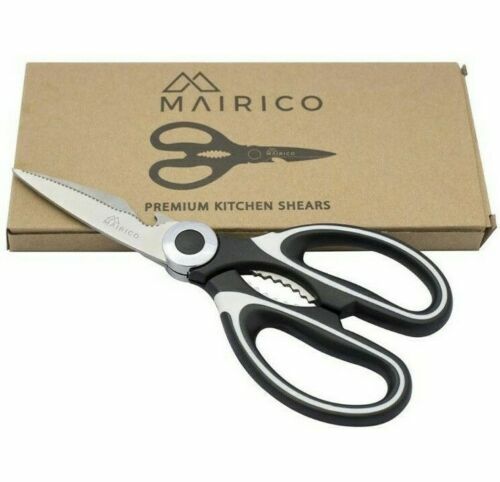 MAIRICO Ultra Sharp Premium Heavy Duty Kitchen Shears and Multi Purpose Scissors